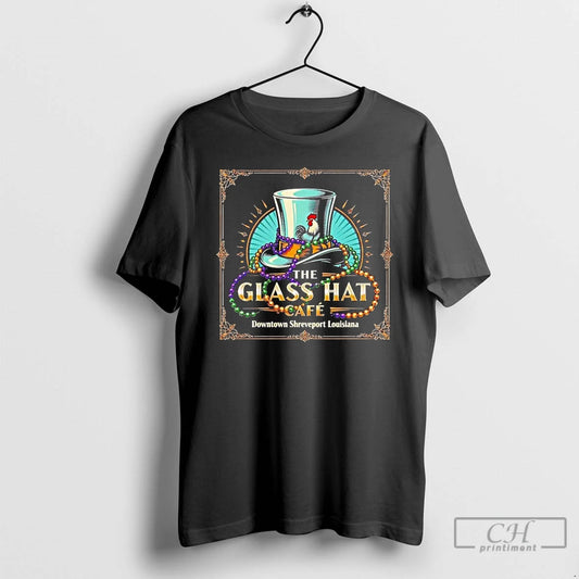 Premium The Glass Hat Cafe Downtown Shreveport Louisiana T-Shirts, Hoodie, Sweatshirt | AU18TeeNovaLab.com