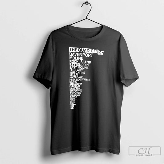 Premium The Quad Cities Davenport Moline Rock Island And Bettendorf T-Shirts, Hoodie, Sweatshirt | AU18TeeNovaLab.com