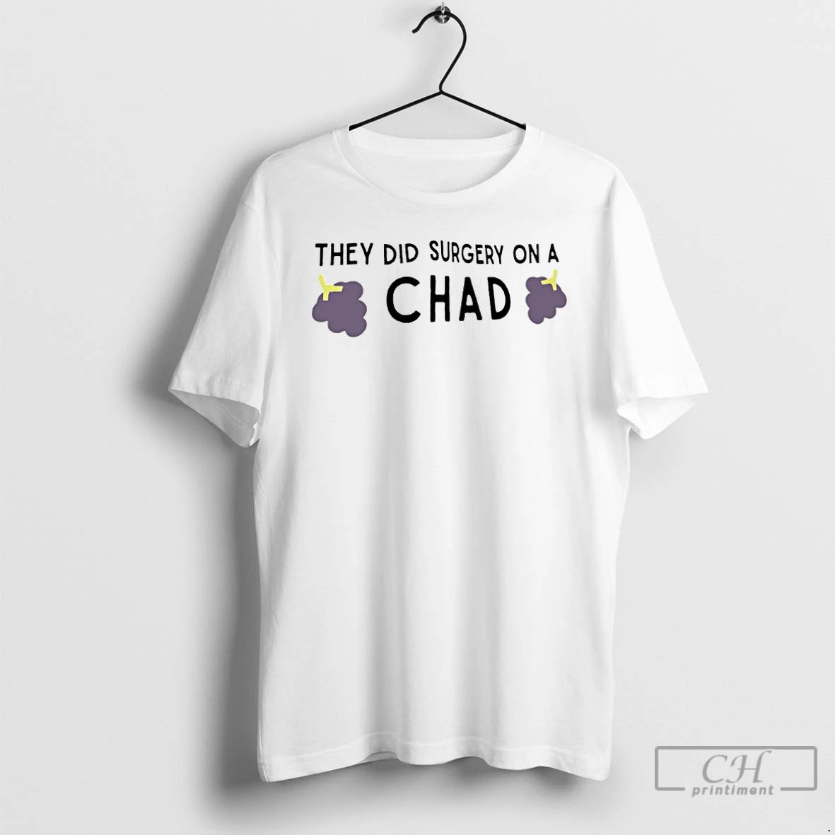 Premium They Did Surgery On A Chad T-Shirts, Hoodie, Sweatshirt | AU18TeeNovaLab.com