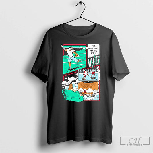 Premium This Touchdowns For You Jesus T-Shirts, Hoodie, Sweatshirt | AU18TeeNovaLab.com