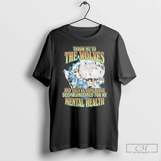 Premium Throw Me To The Wolves And Theyll Come Back Deeply Concerned T Shirts Sweater Hoodie, Sweatshirt | AU18TeeNovaLab.com