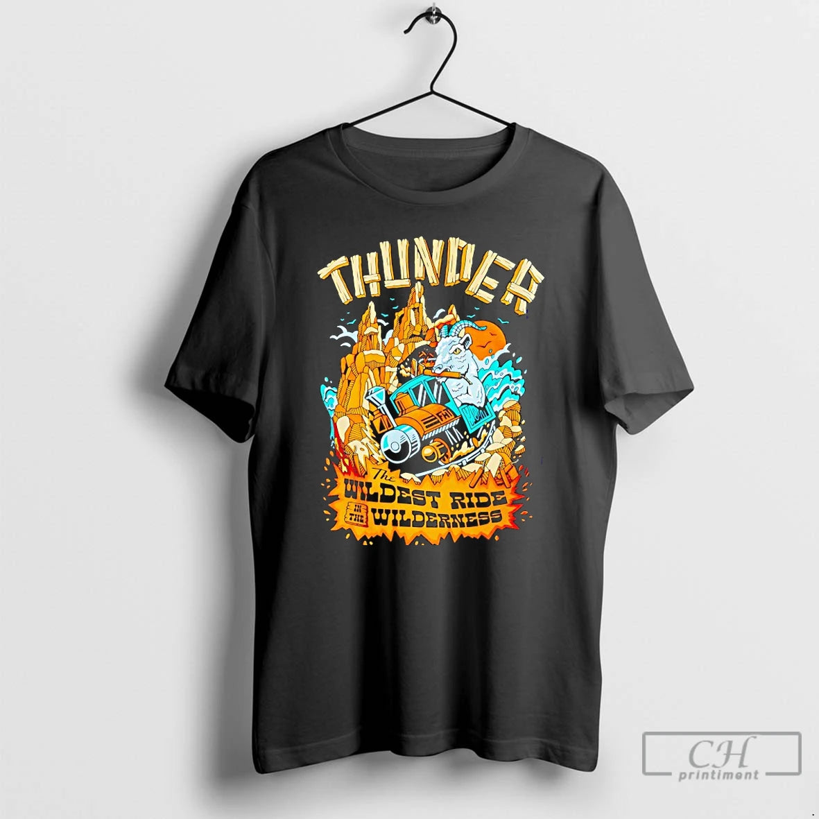 Premium Thunder The Wildest Ride In The Wilderness T-Shirts, Hoodie, Sweatshirt | AU18TeeNovaLab.com