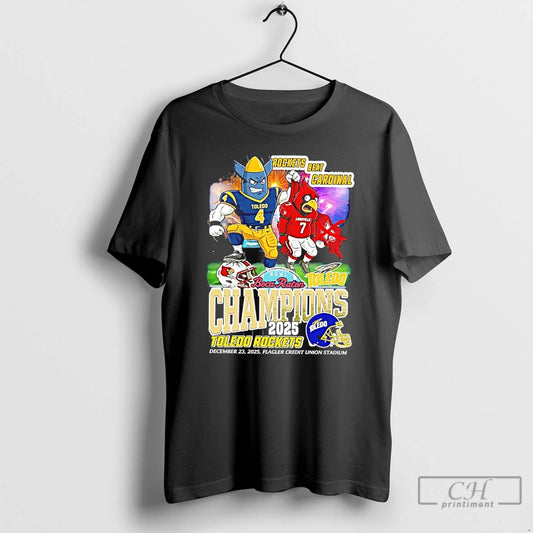 Premium Toledo Beat Louisville 2025 Roco Raton Bowl Champions Mascot Hemet T-Shirts, Hoodie, Sweatshirt | AU18TeeNovaLab.com