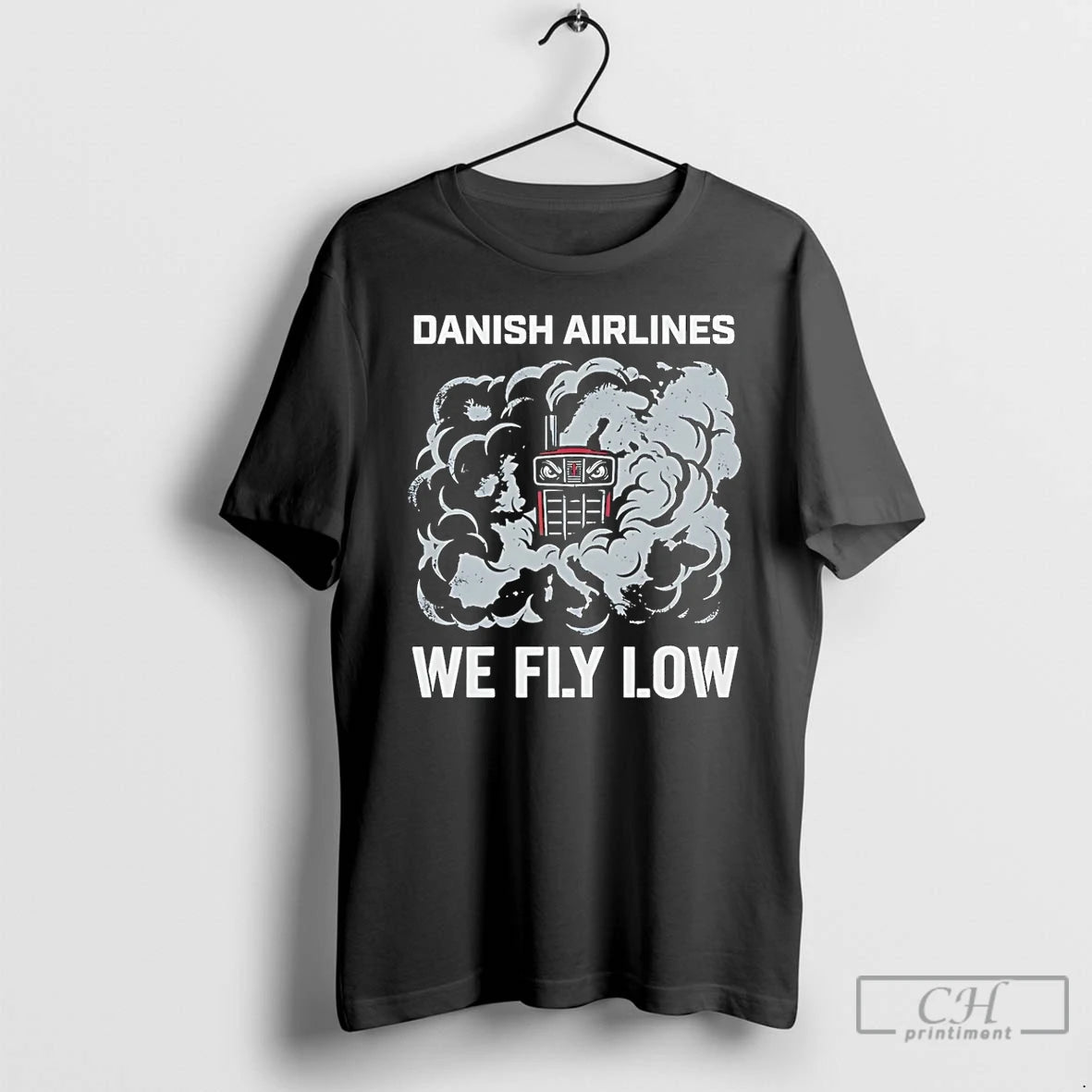 Premium Traktortraek Danish Airlines We Fly Low T-Shirts, Hoodie, Sweatshirt | AU18TeeNovaLab.com