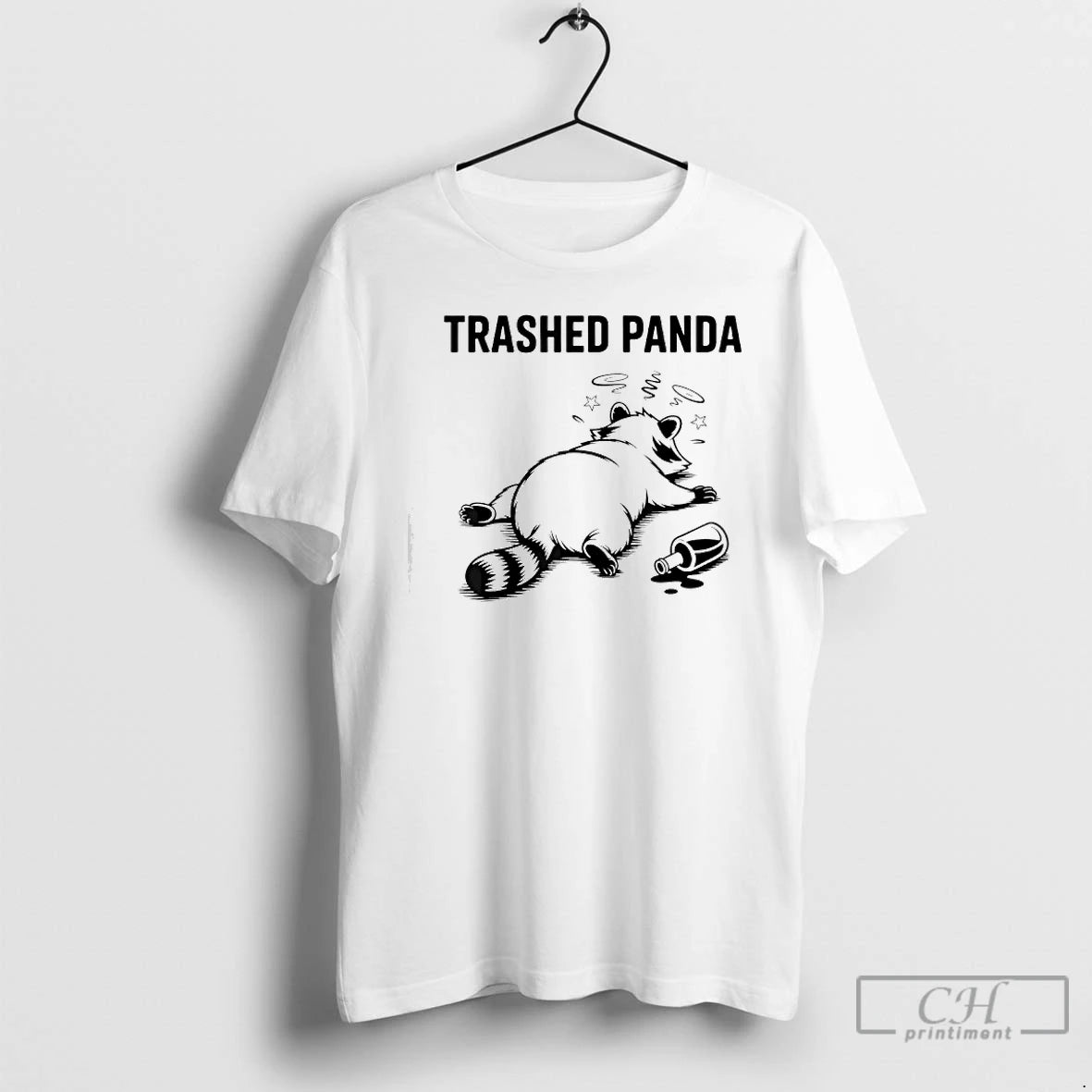 Premium Trashed Panda Drunk Racoon Funny T-Shirts, Hoodie, Sweatshirt | AU18TeeNovaLab.com