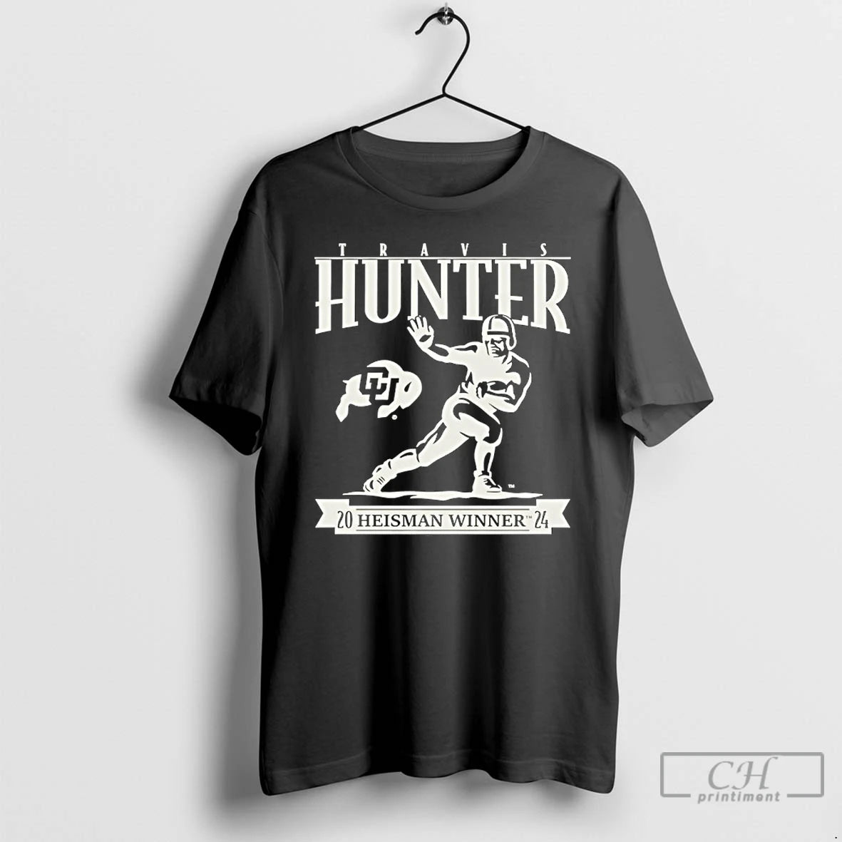 Premium Travis Hunter Colorado Buffaloes Football 2024 Heisman Trophy T-Shirts, Hoodie, Sweatshirt | AU18TeeNovaLab.com