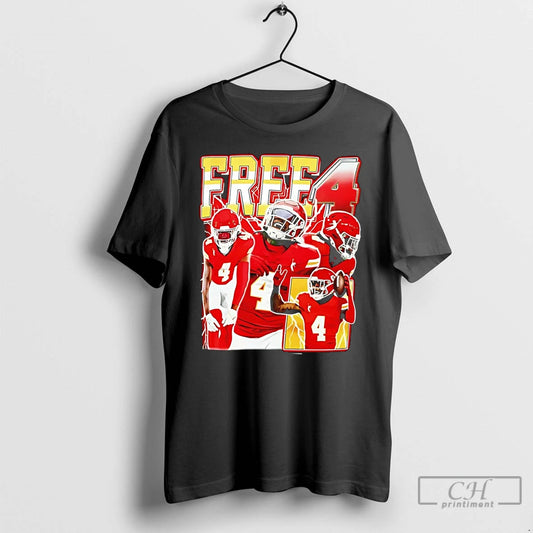 Premium Travis Kelce Tyquan Thornton Rashee Rice Free 4 T-Shirts, Hoodie, Sweatshirt | AU18TeeNovaLab.com