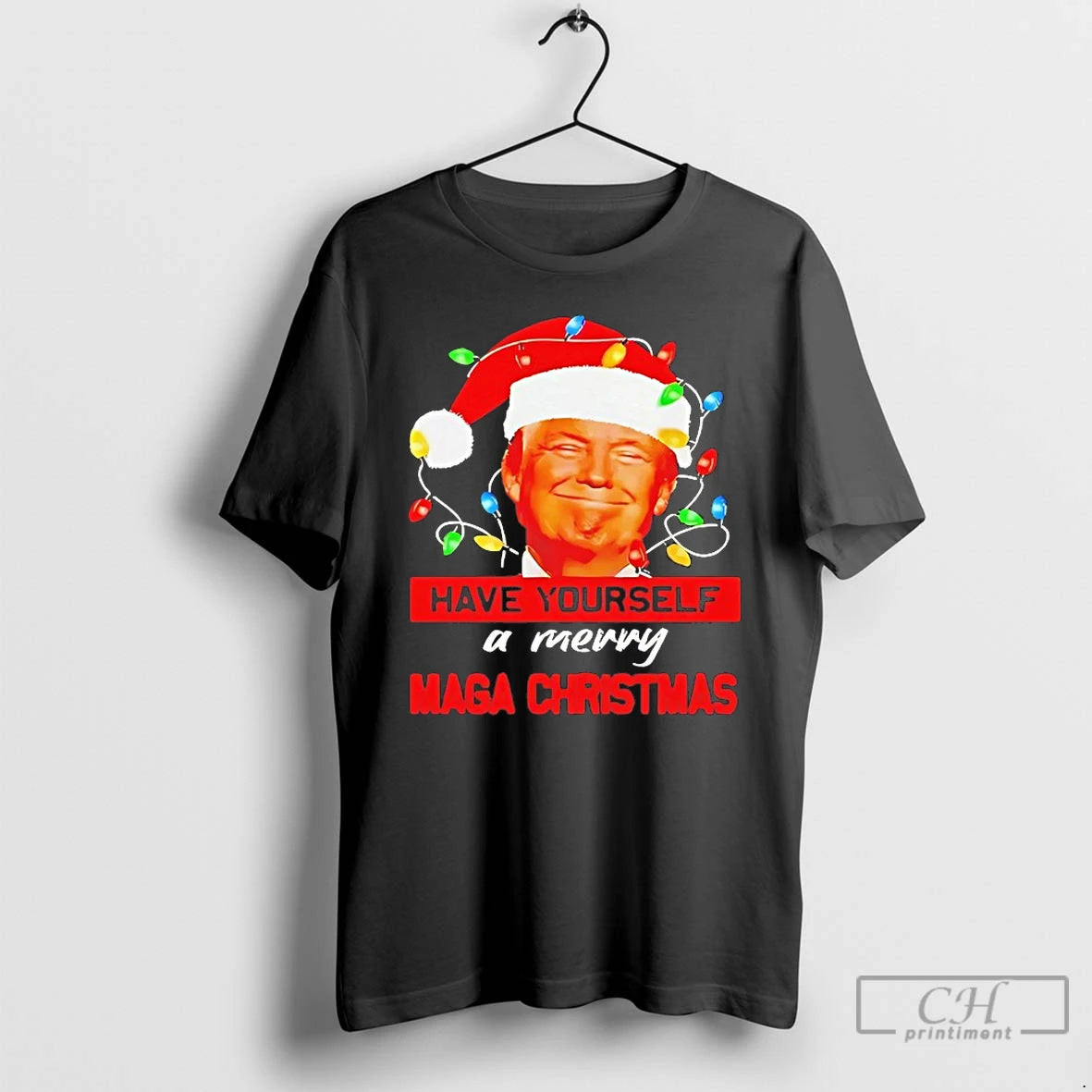 Premium Trump Have Yourself A Merry Maga Christmas T-Shirts, Hoodie, Sweatshirt | AU18TeeNovaLab.com