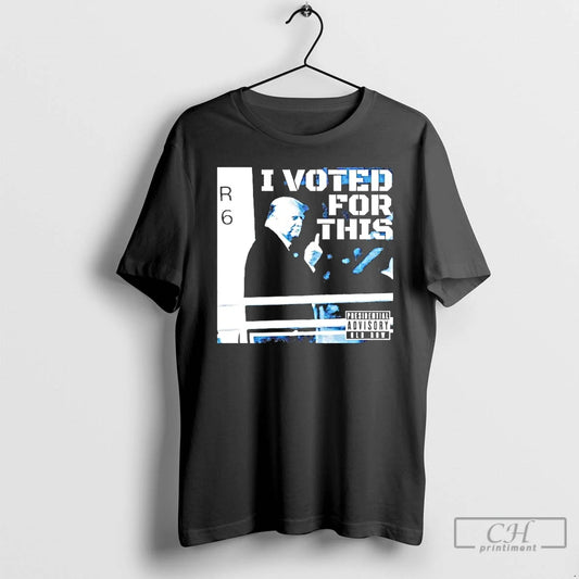 Premium Trump I Voted For This Middle Finger T-Shirts, Hoodie, Sweatshirt | AU18TeeNovaLab.com
