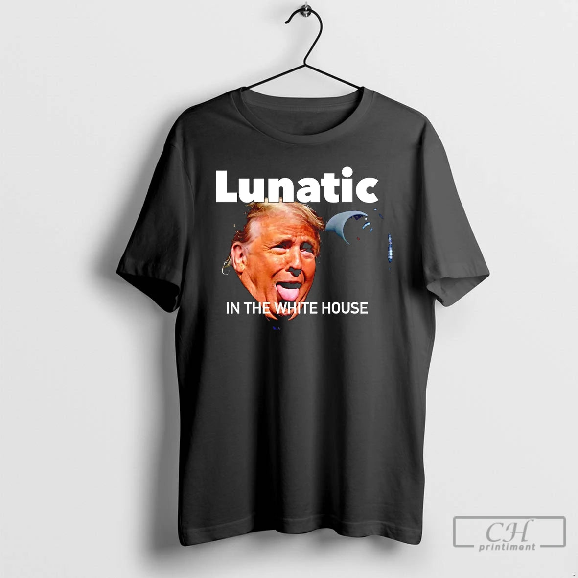Premium Trump Lunatic In The White House T-Shirts, Hoodie, Sweatshirt | AU18TeeNovaLab.com