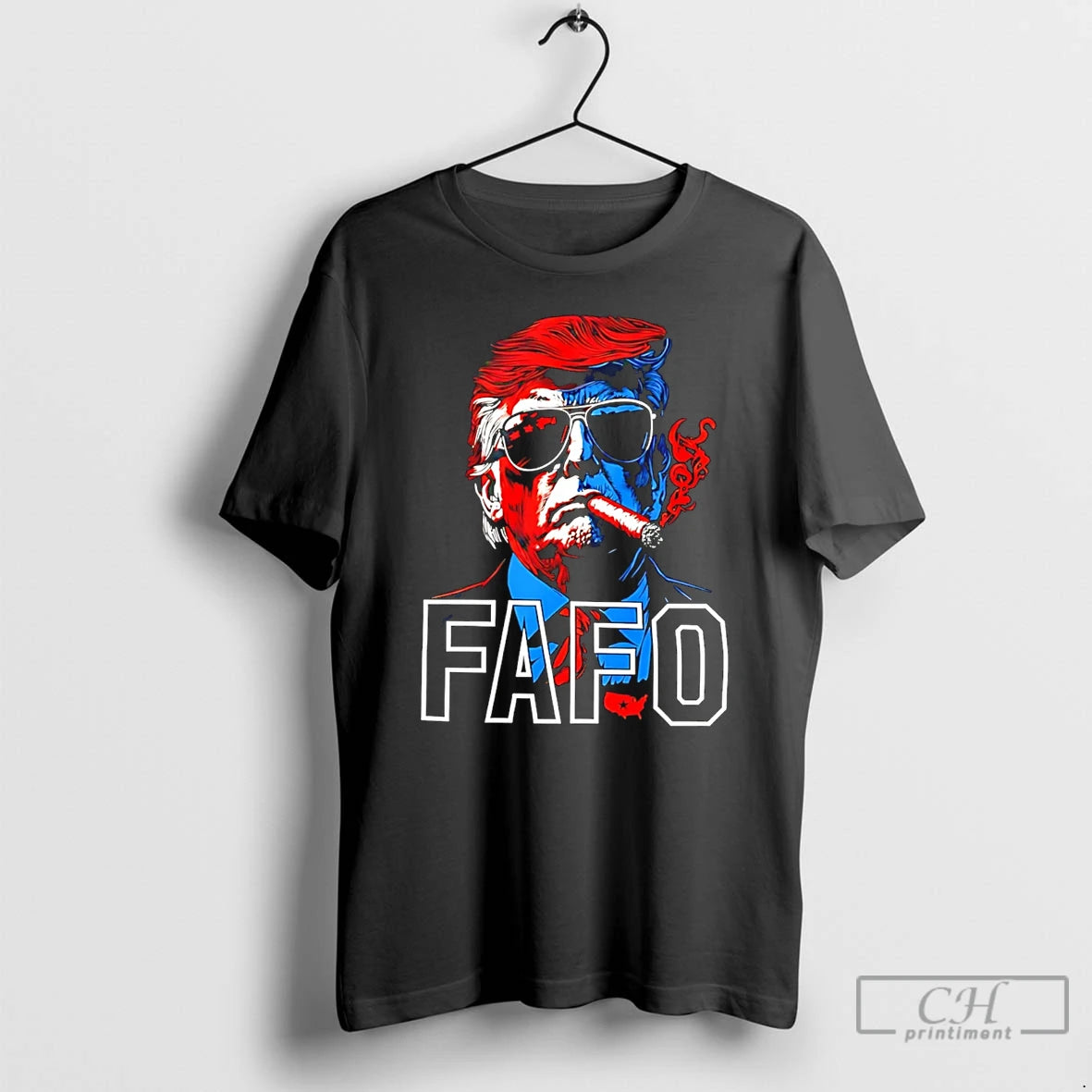 Premium Trump Smoking A Cigar Fafo T-Shirts, Hoodie, Sweatshirt | AU18TeeNovaLab.com
