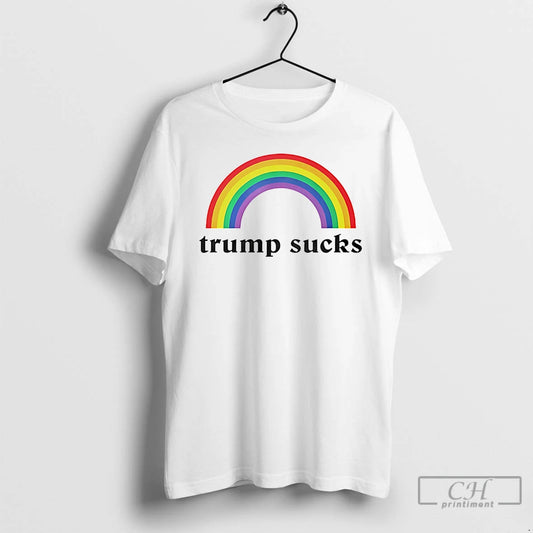 Premium Trump Sucks Rainbow T-Shirts, Hoodie, Sweatshirt | AU18TeeNovaLab.com