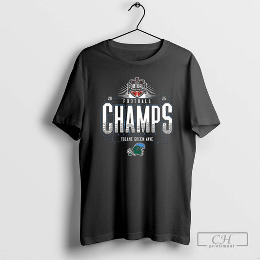 Premium Tulane Green Wave American Football Champions Logo Double Graphic Shirt Sweater Hoodie, Sweatshirt