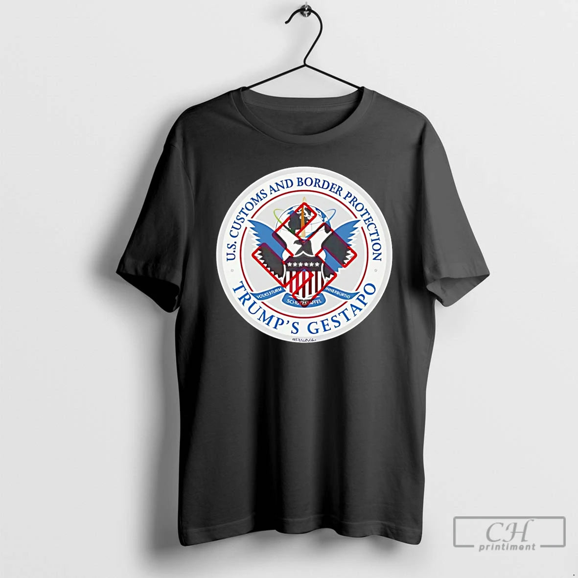 Premium Us Customs And Border Protection Trumps Gestapo T-Shirts, Hoodie, Sweatshirt | AU18TeeNovaLab.com