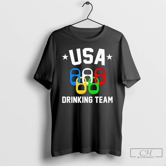Premium Usa Drinking Team Graphic T-Shirts, Hoodie, Sweatshirt | AU18TeeNovaLab.com