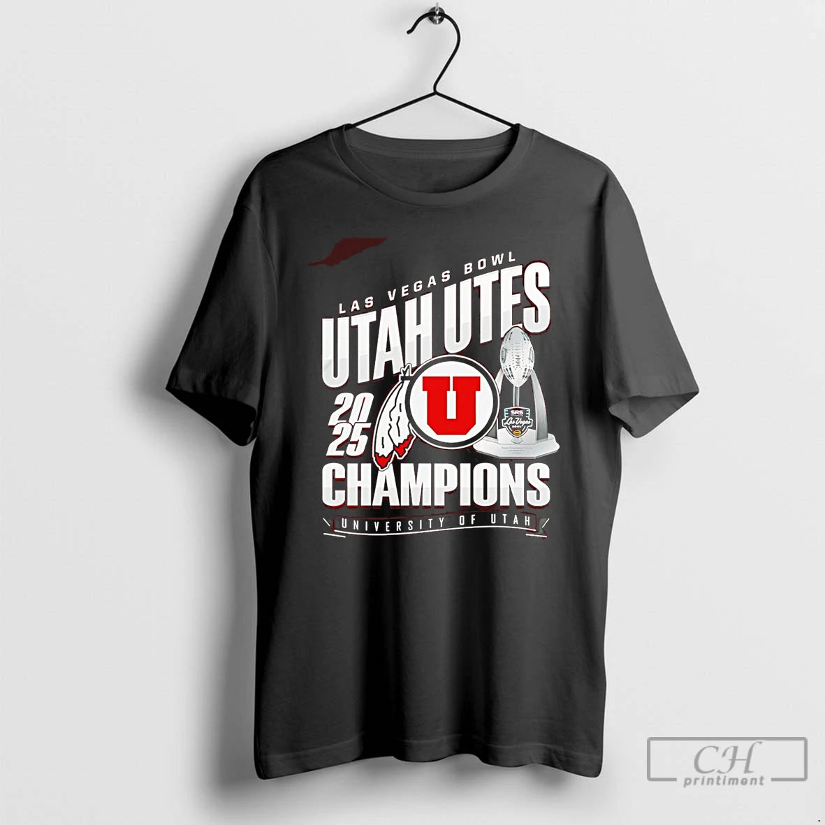 Premium Utah Utes Las Vegas Bowl Champions 25 Football Trophy T-Shirts, Hoodie, Sweatshirt | AU18TeeNovaLab.com