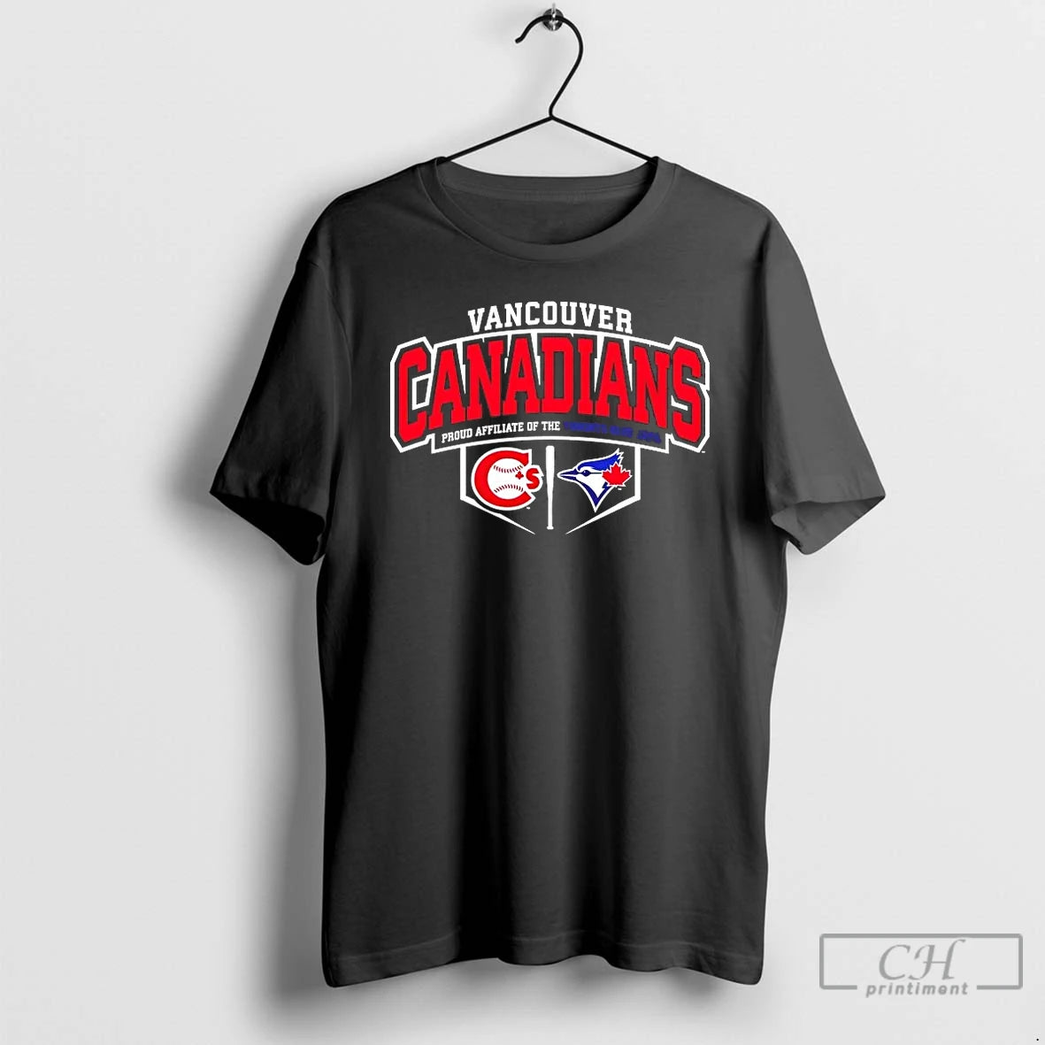 Premium Vancouver Canadians Proud Affiliate Of The Toronto Blue Jays T-Shirts, Hoodie, Sweatshirt | AU18TeeNovaLab.com