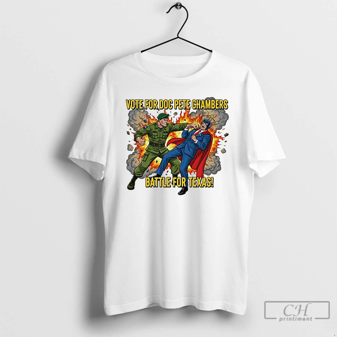 Premium Vote For Doc Pete Chambers Battle For Texas 2026 T-Shirts, Hoodie, Sweatshirt | AU18TeeNovaLab.com
