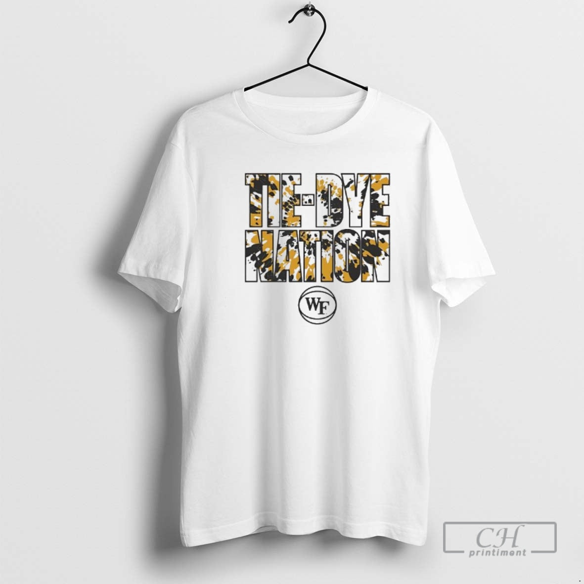 Premium Wake Forest University Basketball Tie Dye Nation %7f Shirt Sweater Hoodie, Sweatshirt | AU18TeeNovaLab.com
