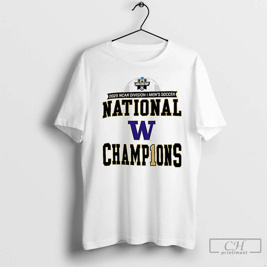 Premium Washington Huskies 2025 Ncaa Mens Soccer National Champions Locker Room Christmas T Shirts Sweater Hoodie, Sweatshirt