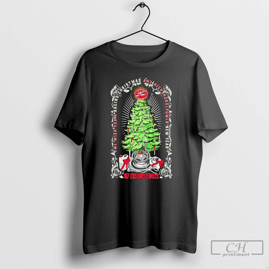 Premium We Wish You A Racing Christmas And High Horsepower New Year 187 Customs Family T-Shirts, Hoodie, Sweatshirt
