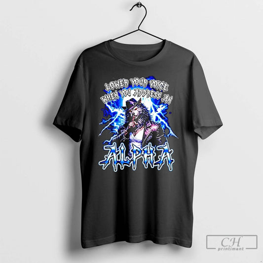 Premium Werewolf Lower Your Voice When You Address An Alpha T-Shirts, Hoodie, Sweatshirt | AU18TeeNovaLab.com