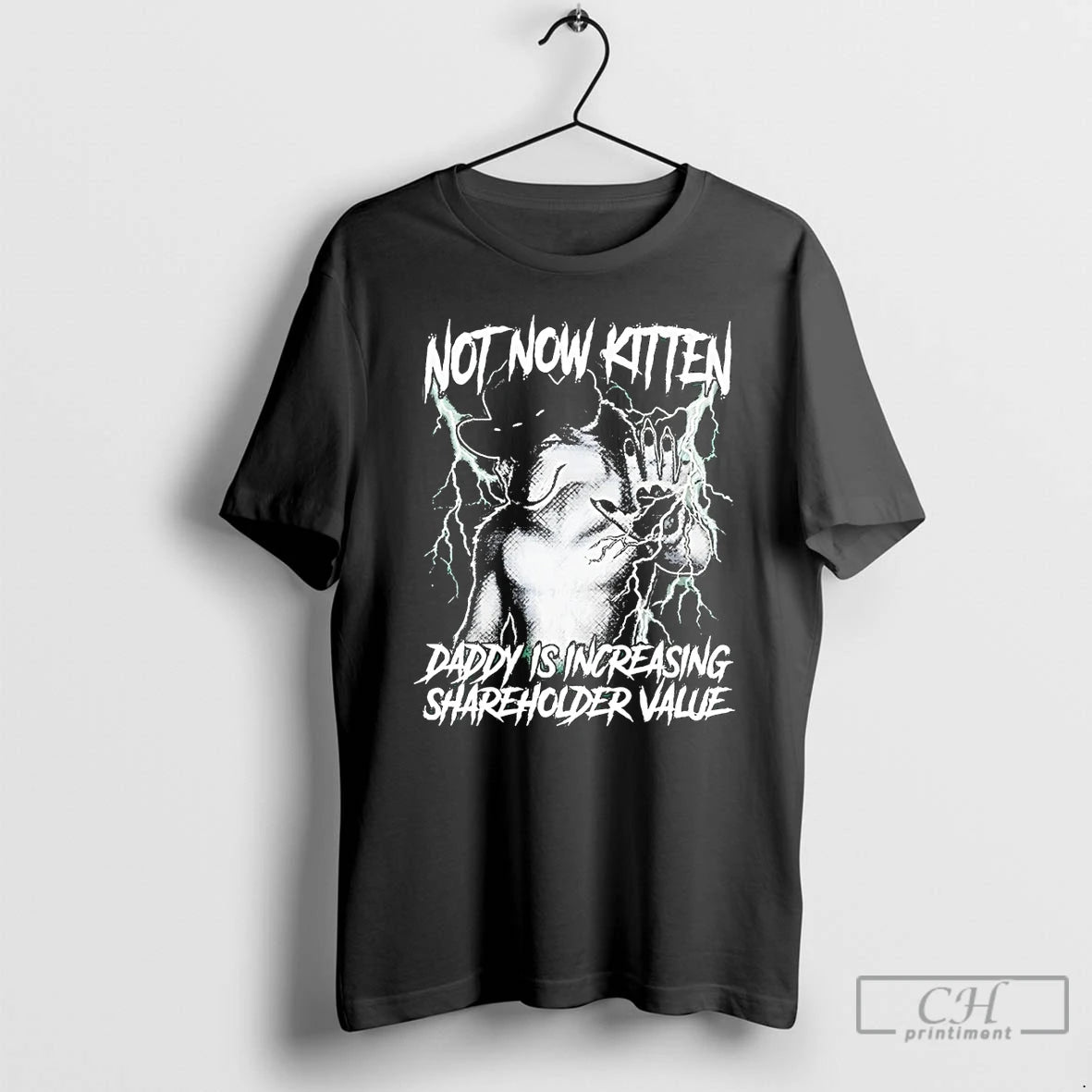 Premium Werewolf Not Now Kitten Daddy Is Increasing Shareholder Value T-Shirts, Hoodie, Sweatshirt | AU18TeeNovaLab.com