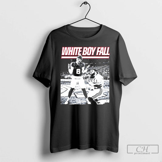 Premium White Boy Fall New York Giants T Shirts