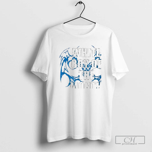 Premium White Boy Of The Month Shirt Sweater Hoodie, Sweatshirt | AU18TeeNovaLab.com