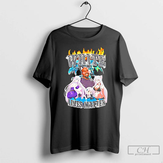 Premium White Lives Matter Kanye West Anime T-Shirts, Hoodie, Sweatshirt | AU18TeeNovaLab.com