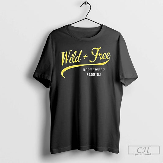 Premium Wild And Free Northwest Florida Long Sleve T Shirts