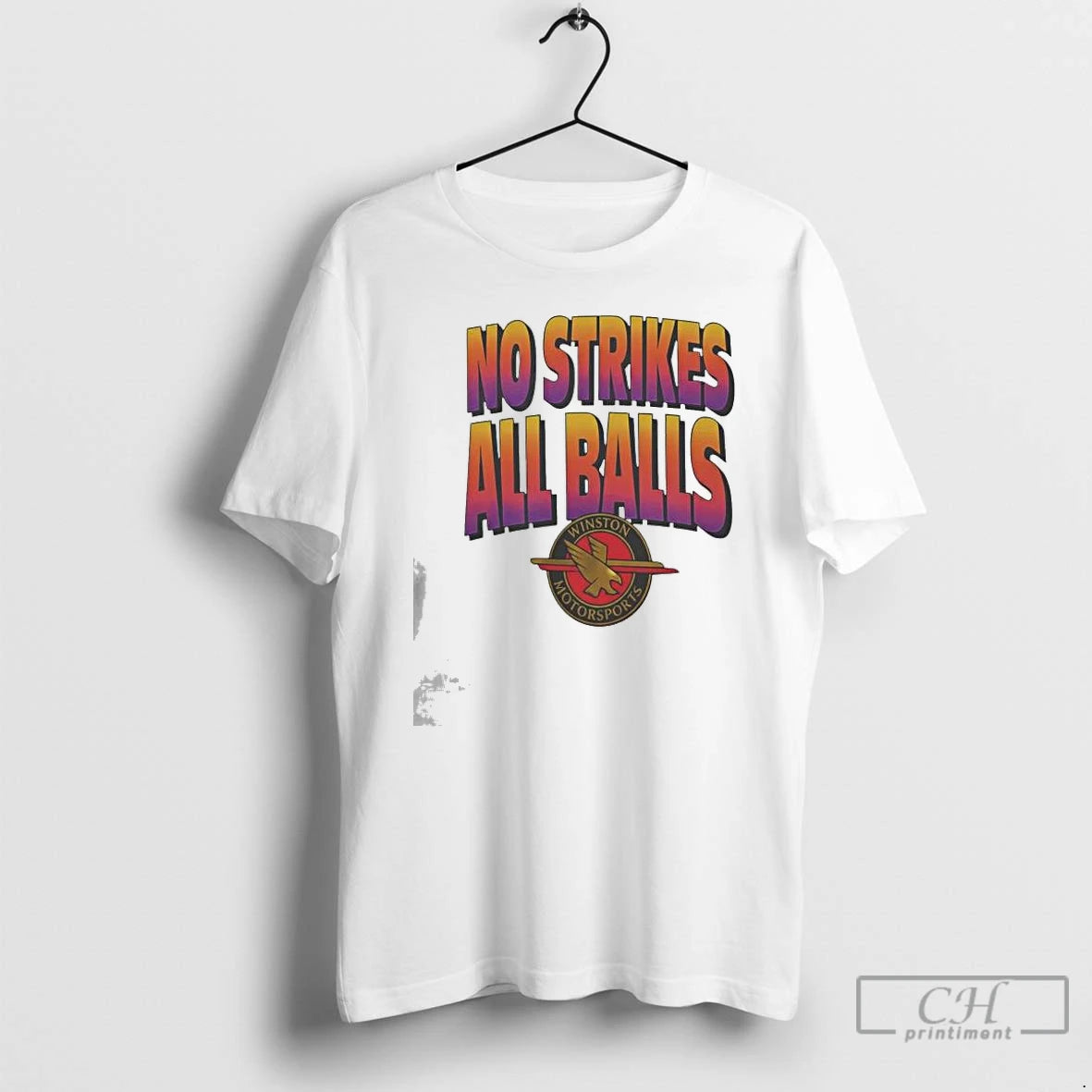 Premium Winston Motorsports No Strikes All Balls T-Shirts, Hoodie, Sweatshirt | AU18TeeNovaLab.com