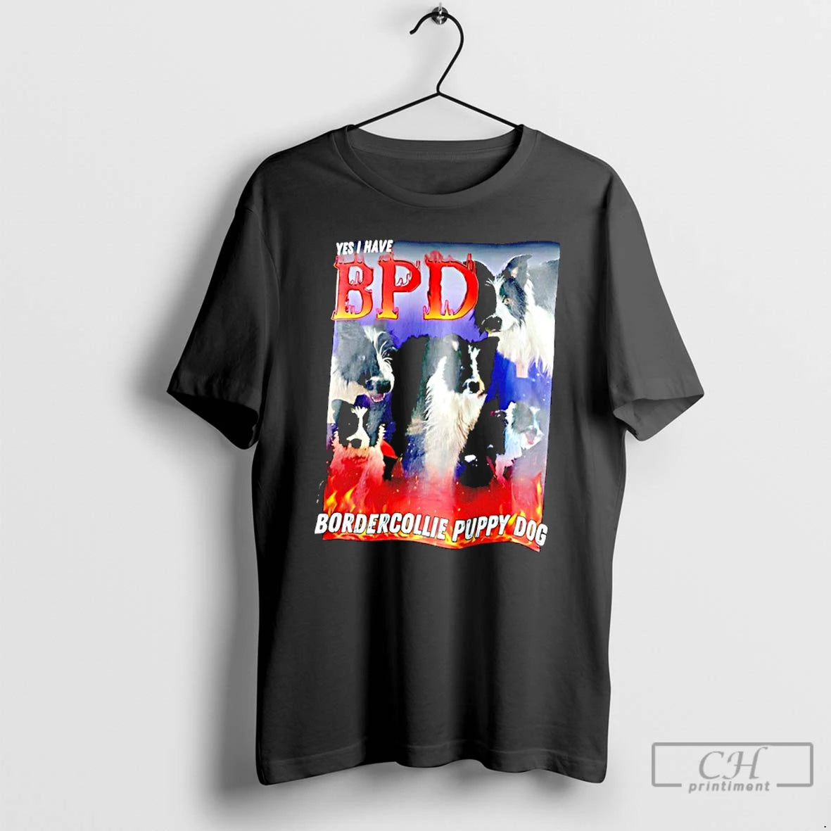 Premium Yes I Have Bpd Bordercollie Puppy Dog T-Shirts, Hoodie, Sweatshirt | AU18TeeNovaLab.com