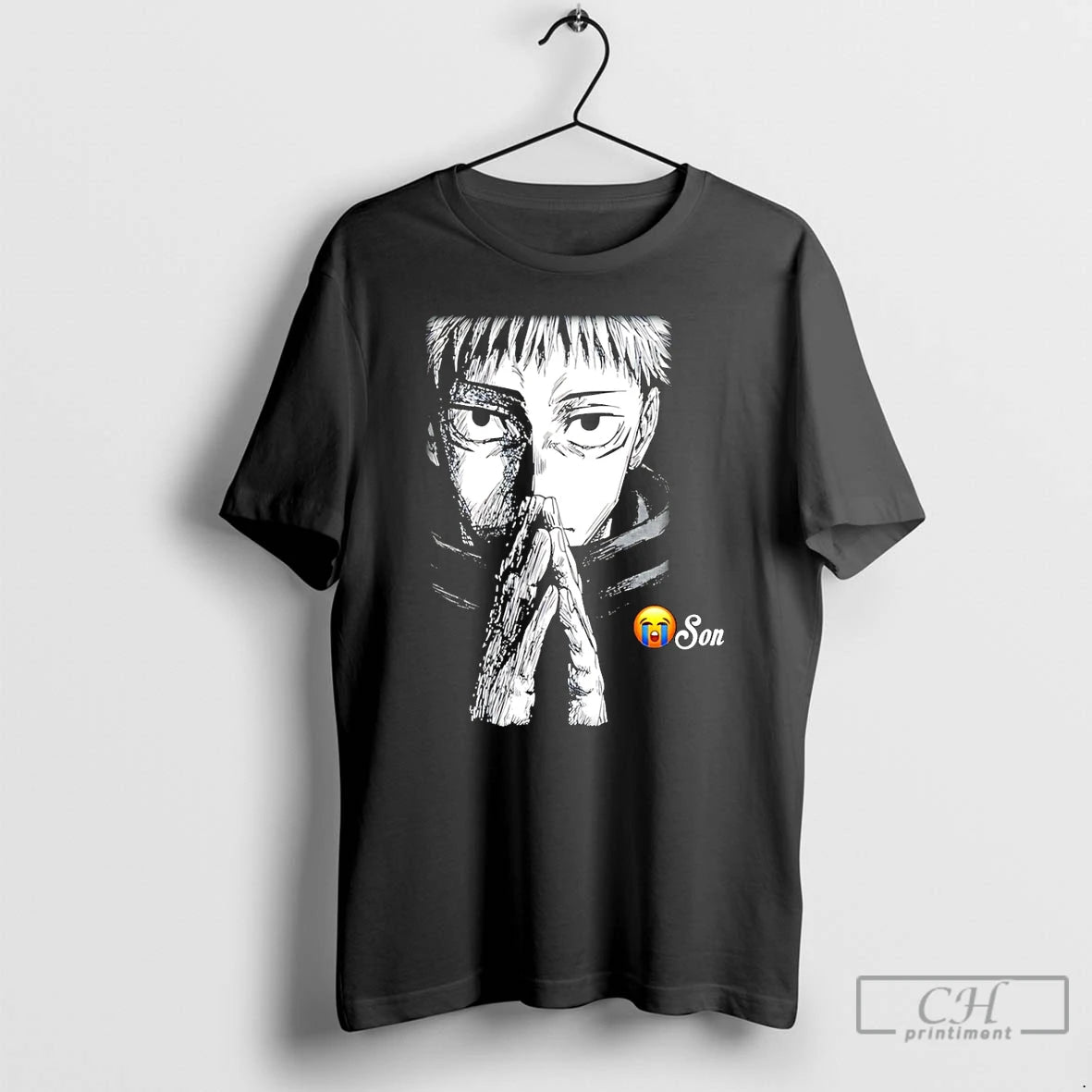 Premium Yuji Cryin Yuji Itadori Anime T-Shirts, Hoodie, Sweatshirt | AU18TeeNovaLab.com