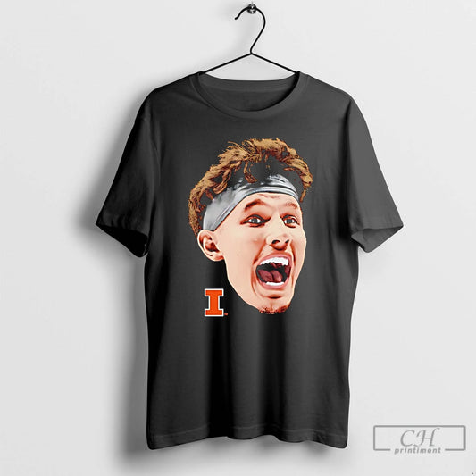Premium Zvonimir Ivisic Llinois Fighting Illini Portrait Big Head T-Shirts, Hoodie, Sweatshirt | AU18TeeNovaLab.com