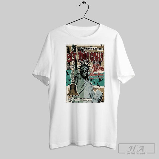 Set Your Goals September 14 2025 In Rutherford Nj Liberty Statue T Shirts