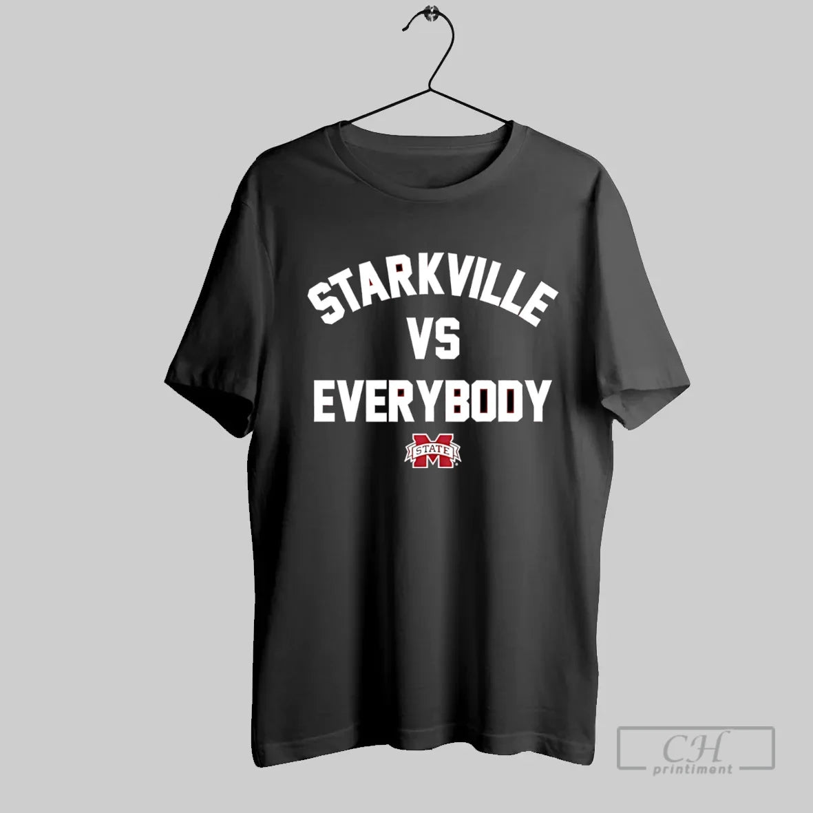 Starkville Vs Everybody Mississippi State Bulldogs Football Logo