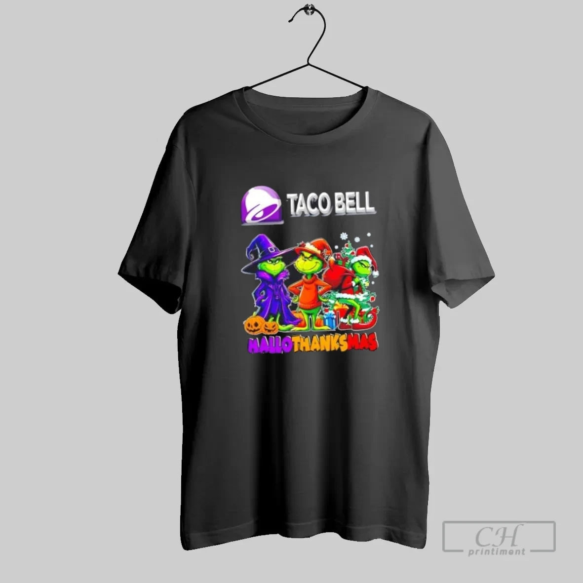 Taco Bell X Grinch Happy Hallothanksmas