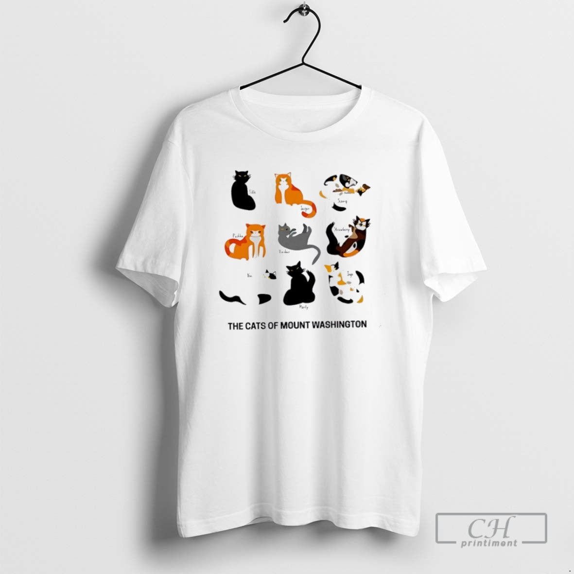 The Cats Of Mount Washington T Shirts