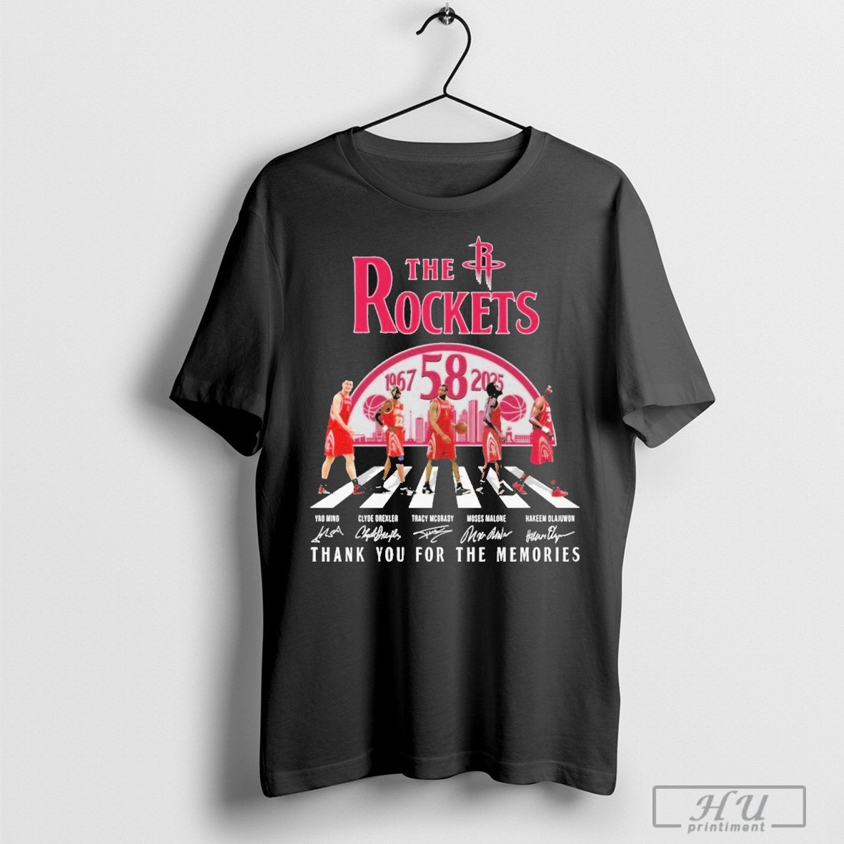 The Houston Rockets 1967 2025 Signature Thank You For The Memories