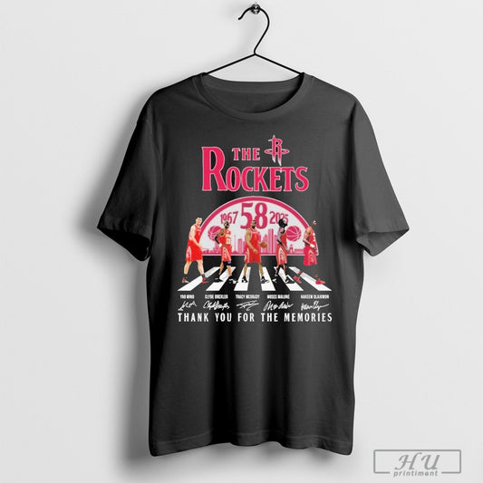 The Houston Rockets 1967 2025 Signature Thank You For The Memories