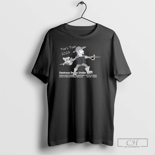 Ton Tour 2 Destreza Down Under T Shirts