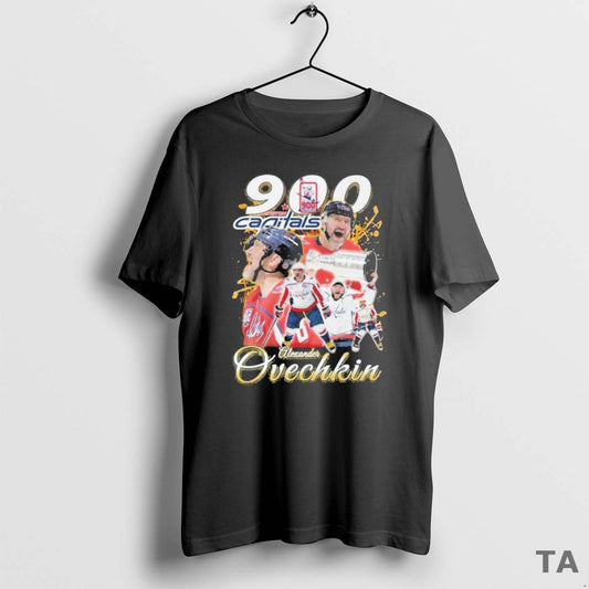 Top Alexander Ovechkin Washington Capitals 2025 Celebrate 900 Nhl Goals T Shirt Sweater Hoodie, Sweatshirt