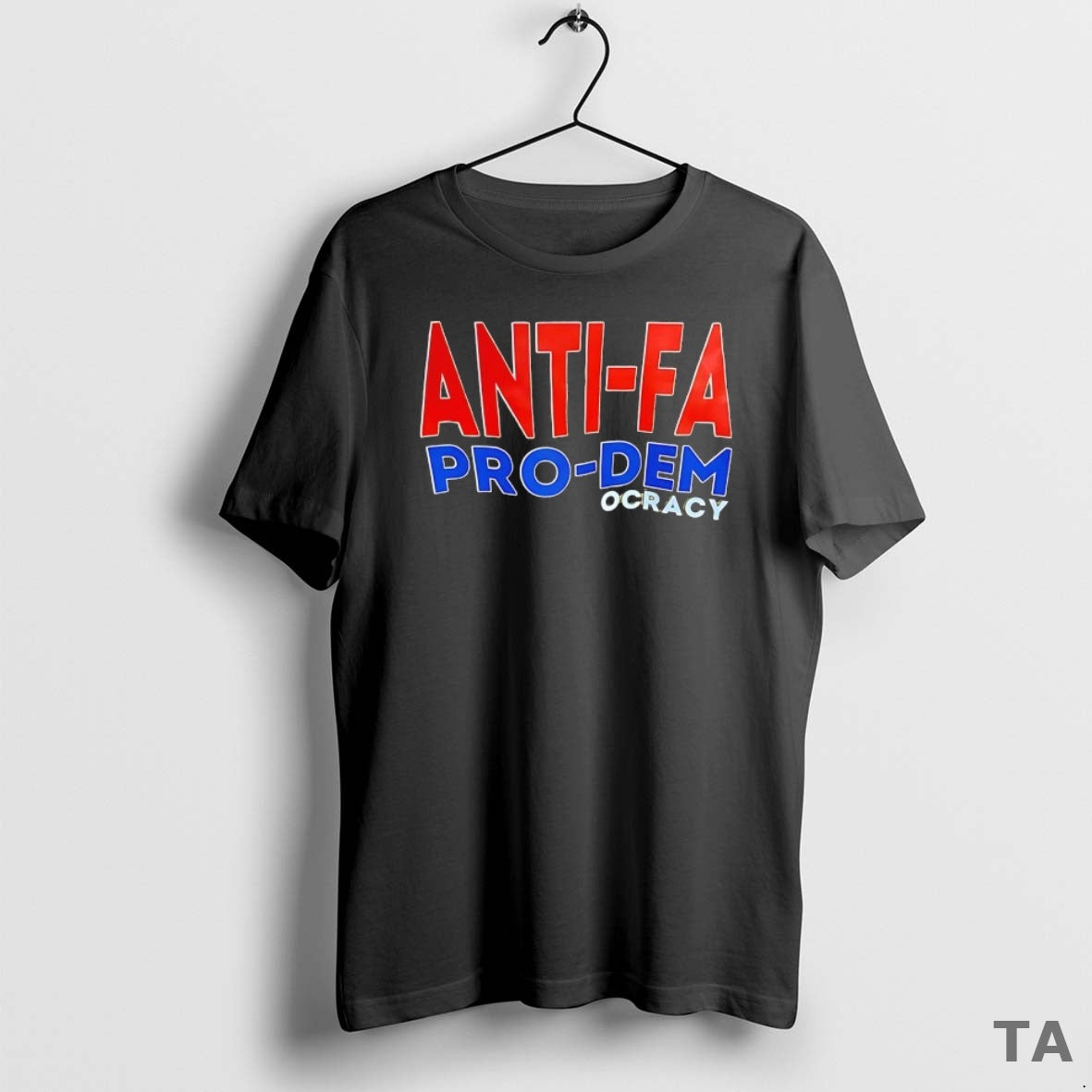 Top Anti Fa Pro Democracy T Shirt Sweater Hoodie, Sweatshirt | AU18TeeNovaLab.com