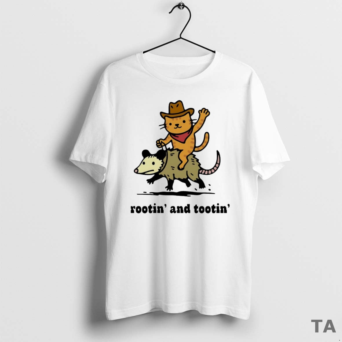 Top Cat Riding Opossum Rootin And Tootin Circle T Shirt Sweater Hoodie, Sweatshirt | AU18TeeNovaLab.com