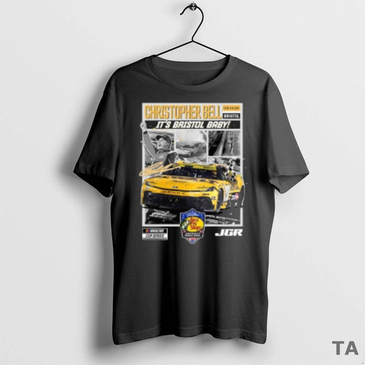 Top Checkered Flag Sports Charcoal Christopher Bell Night Race Race Winner Nascar Cup Series 2025