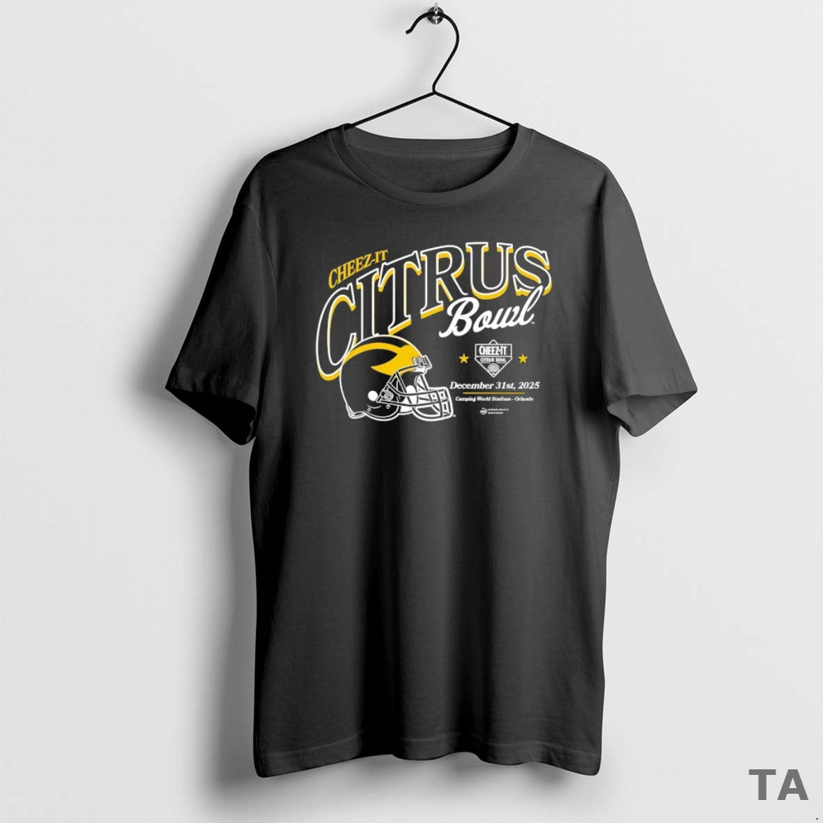 Top Cheez It Citrus Bowl 2025 Michigan Wolverines Football Helmet T Shirt Sweater Hoodie, Sweatshirt | AU18TeeNovaLab.com