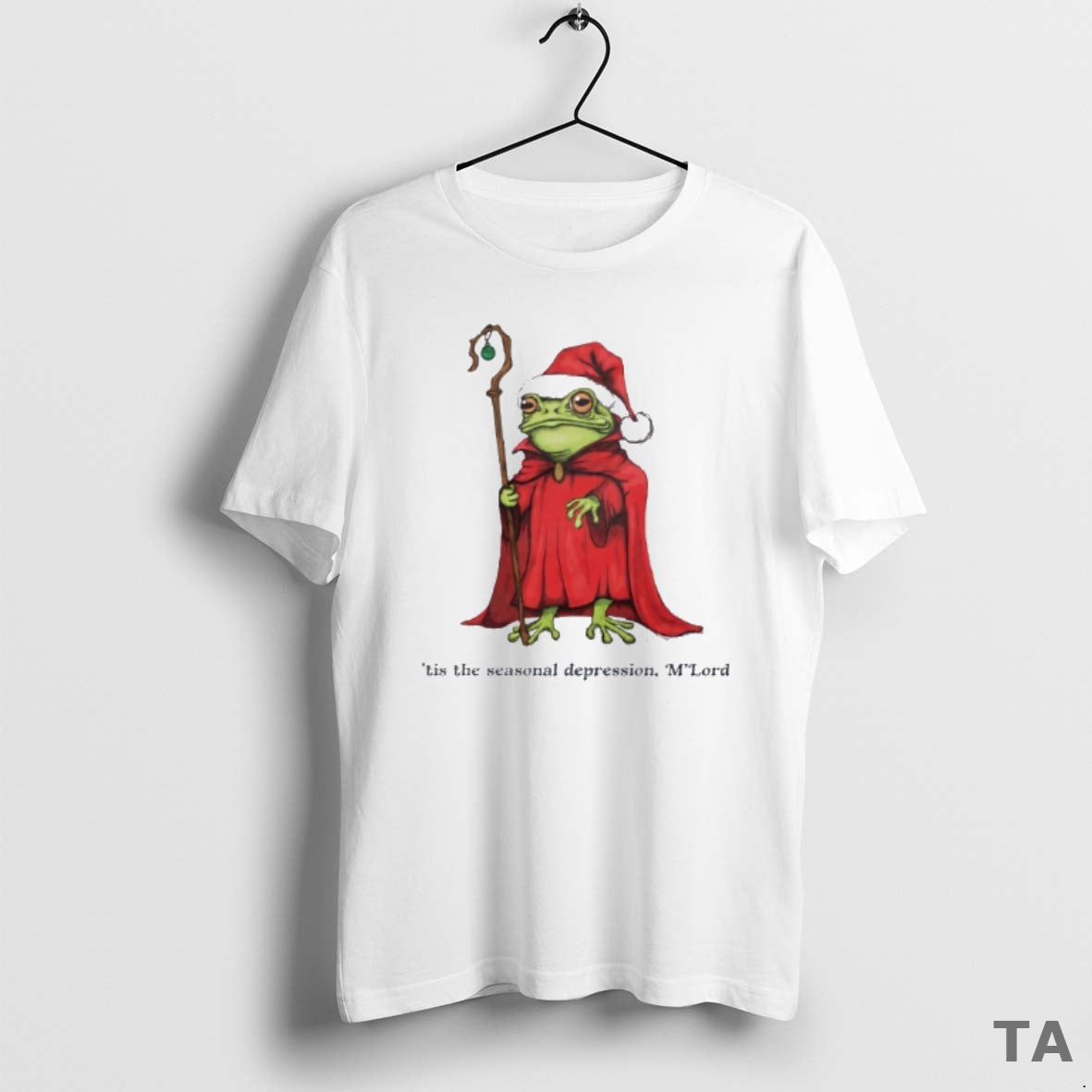 Top Christmas Wizard Frog Tis The Seasonal Depression Mlord T Shirt Sweater Hoodie, Sweatshirt | AU18TeeNovaLab.com