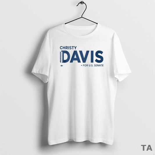 Top Christy Davis For Us Senate Logo T Shirt Sweater Hoodie, Sweatshirt | AU18TeeNovaLab.com