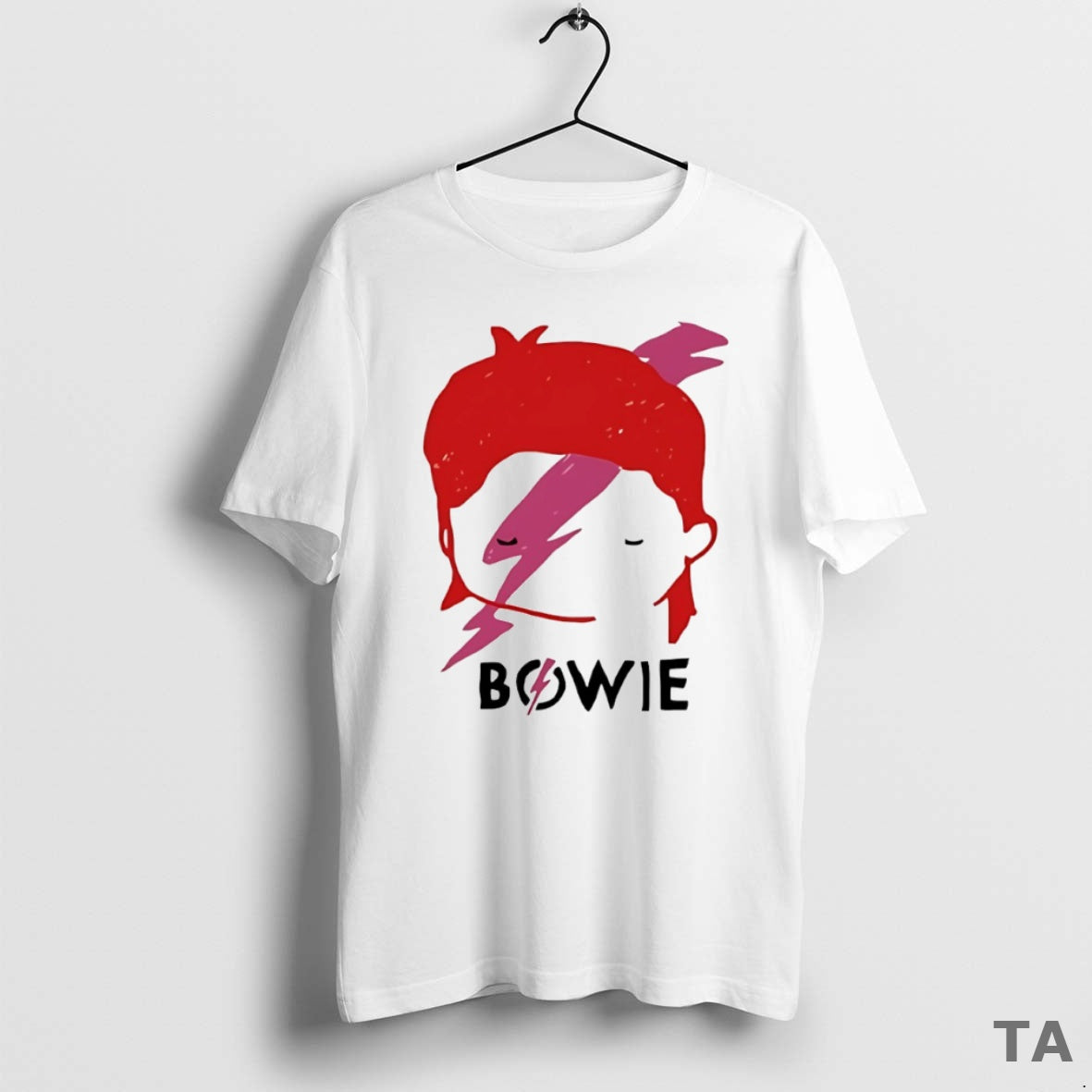 Top David Bowie Aladdin Sane Lightning Bolt Sketch Circle T Shirt Sweater Hoodie, Sweatshirt | AU18TeeNovaLab.com